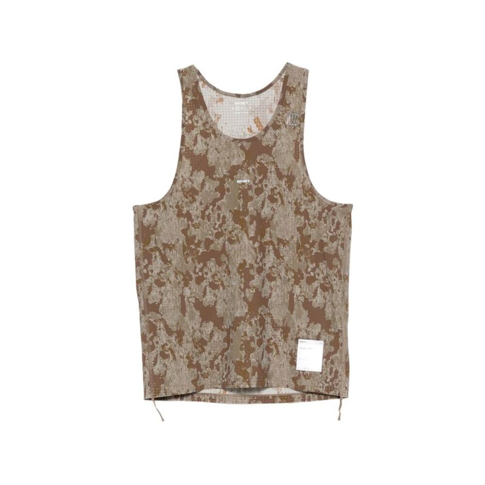 Satisfy Brown T-Shirts & Vests - Vests & Tanks Men